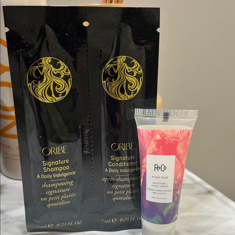Oribe and R&Co Samples
